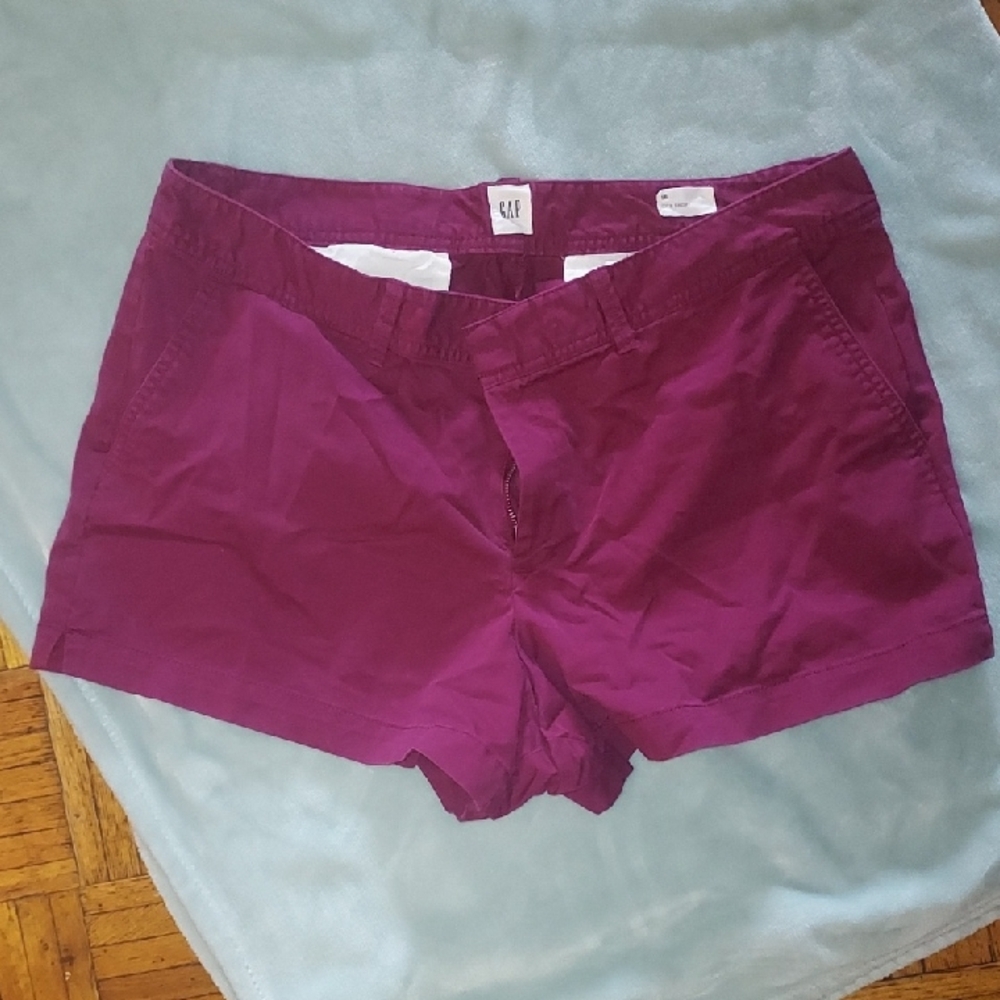 GAP Women's Vibrant Purple Shorts
